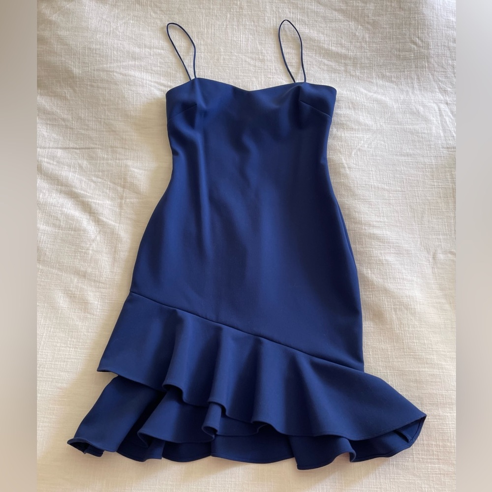 Likely Ruffled- Hem Cocktail Dress